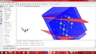 Slab Cutting using Vesta pt 2  CaF2 [upl. by Nnairda641]