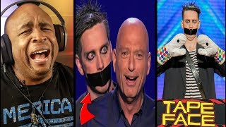 Tape Face Americas Got Talent REACTION [upl. by Haliehs274]