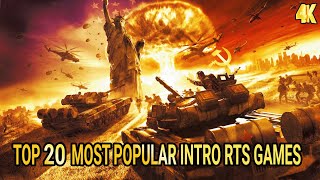 TOP 20 MOST Popular RTS Games INTROS of All Time  Real Time Strategy Games  2024 PC [upl. by Busch822]