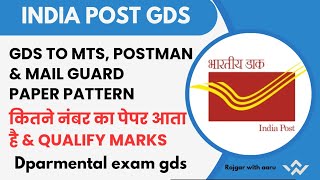 GDS To MTS Postman Mail Guard Paper pattern  Exam Type Number Time amp Language  All Details [upl. by Asabi]