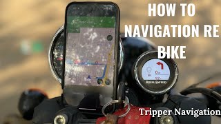 royal enfield tripper navigation system  royal enfield navigation system  how to use tripper meter [upl. by Celina251]