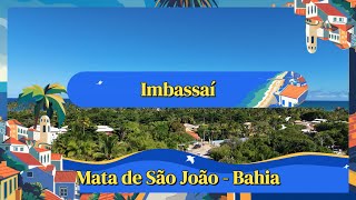 Sobrevoando com o Drone DJI Mini 4 Pro a Praia de Imbassaí localizado em Mata de São João Bahia [upl. by Nairb]