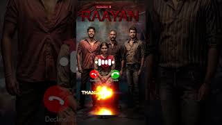 Raayan ringtone  Raayan Movie Status  raayan song ringtone download  New Movies Ringtone Videos [upl. by Stoll]