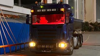 Romjulskjøring på Vestfold Rc Truckers  2023 Tamiya RcTruckers [upl. by Tonl]