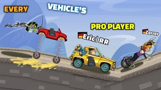 Every Vehicles With Their PRO Players 😎🔥 Part 2 in HCR2 hcr2 [upl. by Eirrem]