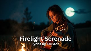 Firelight Serenade V2 Female Voice Lyrics by Kru Aon piano music song lovesong lovemusic [upl. by Denzil168]