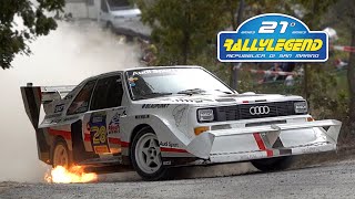 Rally Legend 2023  Big Show amp Crash [upl. by Nelac]