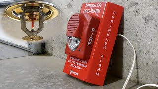 Potter SH120 Sprinkler Fire Alarm Test amp Demonstration [upl. by Madonna]