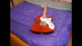 Unboxing a Squier Classic Vibe 60s Thinline Telecaster [upl. by Duffy]