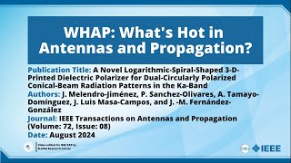 A Novel LogarithmicSpiralShaped 3DPrinted Dielectric Polarizer [upl. by Delphinia]