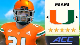 I SAVED Miami… in NCAA Football [upl. by Jarrett365]