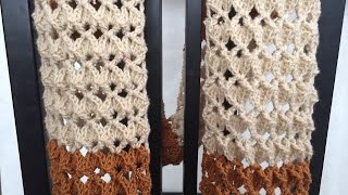 Crochet Scarf Tutorial [upl. by Anneliese]