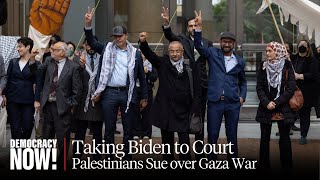 Palestinians Charge Genocide in US Court Biden amp Blinken Sued for Backing Israels War on Gaza [upl. by Kathlene407]