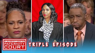 Woman Brings Her Father To Court To Clear Up Paternity Doubts Triple Episode  Paternity Court [upl. by Irt834]