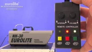 Eurolite NH30 Hazer 700W with remote controller [upl. by Celka916]