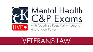 Mental Health CampP Exams for VA Disability Claims [upl. by Tisha]