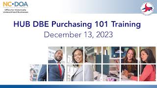 HUB Purchasing 101 Vendor Orientation Dec 13 2023 [upl. by Hance]