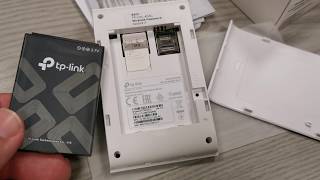 TPLink 4G LTE Mobile WiFi M7300 Unboxing [upl. by Barayon]