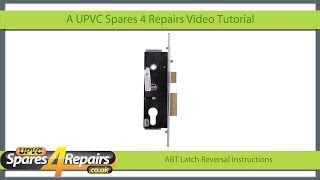 ABT Door Lock Case Latch Reversal [upl. by Erund]