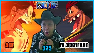 🆚 ACE VS BLACKBEARD 🆚  One Piece  Episode 325  Reaction [upl. by Evante]