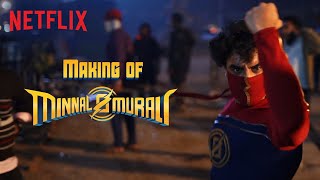 Making of Minnal Murali  Tovino Thomas Basil Joseph Sophia Paul  Netflix India [upl. by Eiramannod]