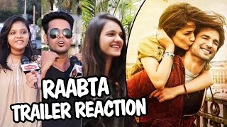 RAABTA Trailer Reaction  Public Review  Sushant Singh Rajput Kriti Sanon [upl. by Tterag]