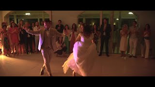 Zorbas Dance SIRTAKI Greek Wedding Surprise [upl. by Yole]