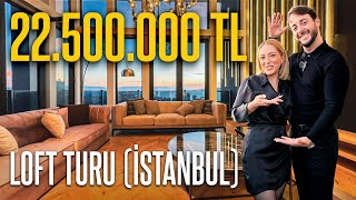 New Yorkta Değil İstanbulda Lüks Bir Loft Daire Turu Adalar Manzaralı [upl. by Nil334]