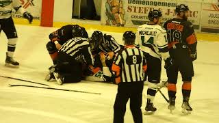 LNAH Melee Alex Bourret et Patrick Bordeleau [upl. by Schrader]