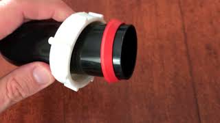 How a Slip Joint Nut works  Creates water tight Seal  Plumbing 101 [upl. by Kesley8]