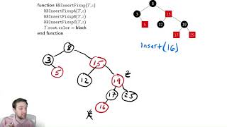 Red Black Trees 5  Runtime Analysis and an Example of Insertion [upl. by Dorran]