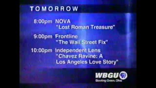 PBS Program Schedule Bumper 2005 WBGU [upl. by Okechuku]