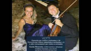 Viotti Double Concerto Guido Rimonda Violin Cristina Canziani Piano Orchestra Camerata Ducale [upl. by Sajet]