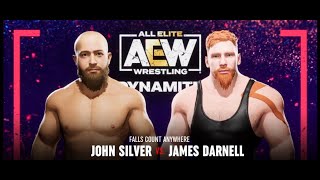 ALL ELITE  John Silver vs James Darnell [upl. by Gnilrets]