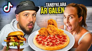 VIRALA TIKTOKRECEPT MED TANBYKLARA HON ÄR GALEN [upl. by Brawley392]