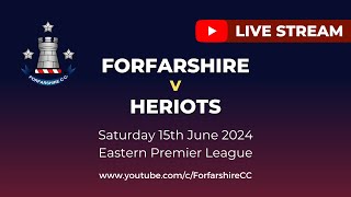 REPLAY Forfarshire v Heriots  Eastern Premier League  Saturday 15th June 2024 [upl. by Crista]