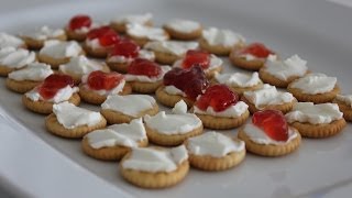 Tostaditas de Queso Philadelphia y mermelada de fresa para el Mundial [upl. by Maxim454]