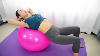 Yoga Balls Pilates Fitness Balls for Balance Massage Gym Exercise Training 45cm 55cm 65cm 75cm 85cm [upl. by Anaahs]