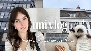 uni vlog  life of a literature student writing my book amp rainy days in London [upl. by Noirad]