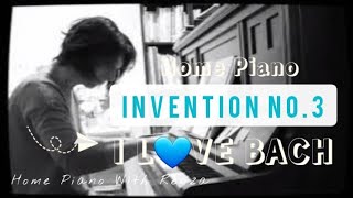 Invention 3 Invenzione a due voci n 3 in Re maggiore bach BWV 774 D major piano [upl. by Corrie]