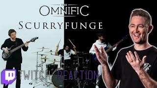 The Omnific  Scurryfunge REACTION  BASS PLAYER WATCHES BASS BAND  Roguenjosh Live Twitch Reaction [upl. by Sonitnatsok]