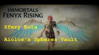 Immortals Fenyx Rising  Sfery Eola  Aioloss Spheres Vault [upl. by Annoled]