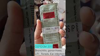 Cefolac 200 used in bronchitis gonorrhoea tonsil  UTI and ear infection  as directed physician [upl. by Lacim]