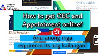 PAANO MAGREGISTER SA BAGONG OEC BALIK MANGGAGAWA ONLINE o POPSBAM  POEA NEW WEBSITE [upl. by Retnyw]