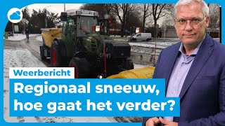 Weerbericht lokaal glad door winterse buien woensdag meer sneeuw [upl. by Cohin]