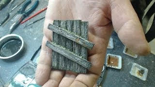 Holz altern im Modellbau  Wood weathering in model [upl. by Ursulette]