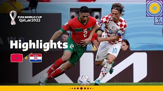 Modric and Hakimi go headtohead  Morocco v Croatia highlights  FIFA World Cup Qatar 2022 [upl. by Davon601]