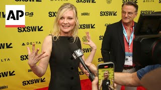 Kirsten Dunst Wagner Moura and director Alex Garland premiere action drama Civil War [upl. by Parette]