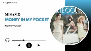 MISAMO MOMO  Money In My Pocket  Instrumental [upl. by Combes]