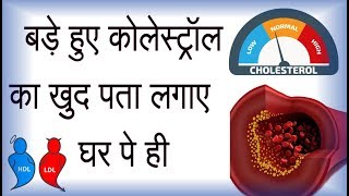 बड़े हुए कोलेस्ट्रॉल का खुद पता लगाए घर पर ही  Cholesterol kya hota hai  Cholesterol ke upay [upl. by Anairotciv]